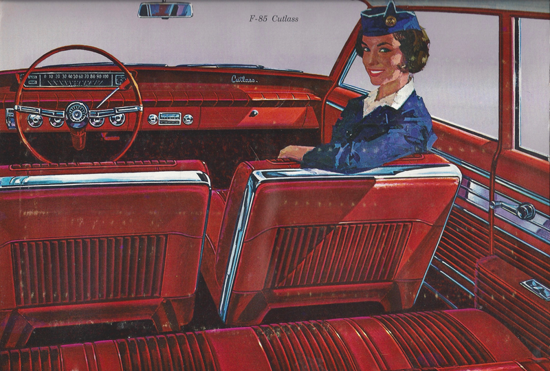 1961 Oldsmobile F-85 Cutlass 2-Door Coupe Trim 975 Complete Interior