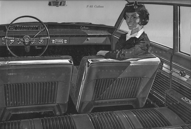 1961 Oldsmobile F-85 Cutlass 2-Door Coupe Trim 971 Complete Interior