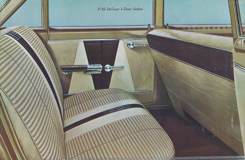 1961 Oldsmobile F-85 DeLuxe 4-Door Sedan Trim 954 Complete Interior