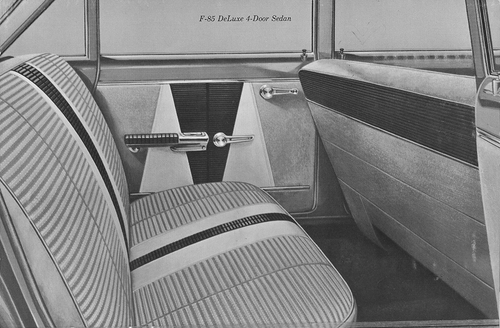 1961 Oldsmobile F-85 DeLuxe 4-Door Sedan Trim 951 Complete Interior