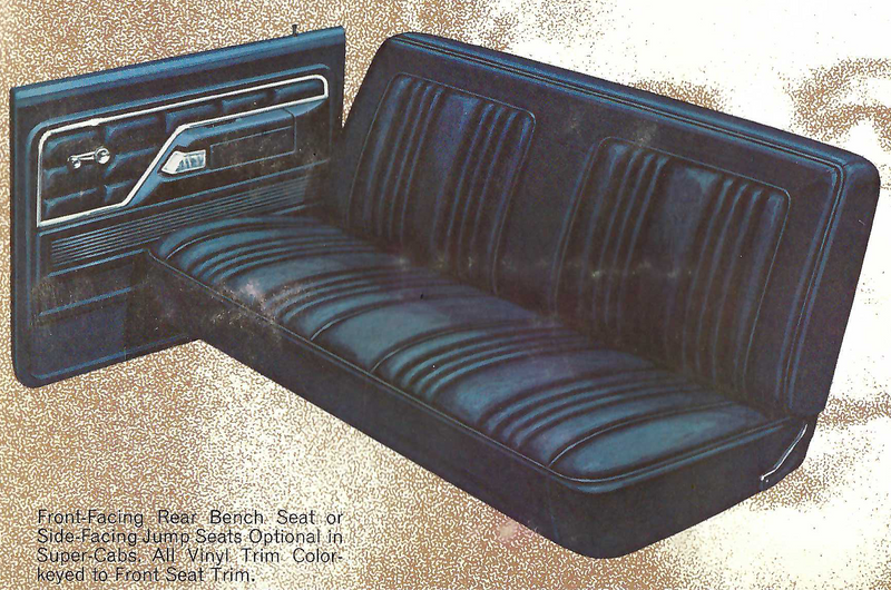 1976 Ford F-Series Ranger Pickup Trim BA Complete Interior