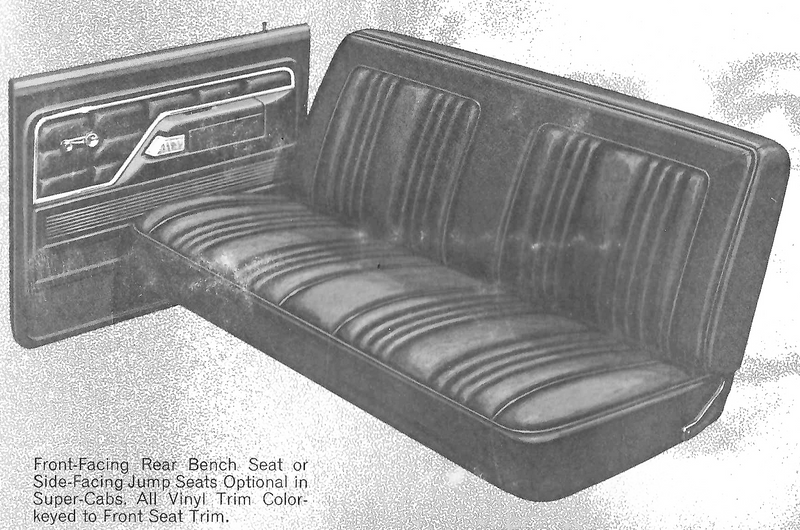 1976 Ford F-Series Ranger Pickup Trim BD Complete Interior