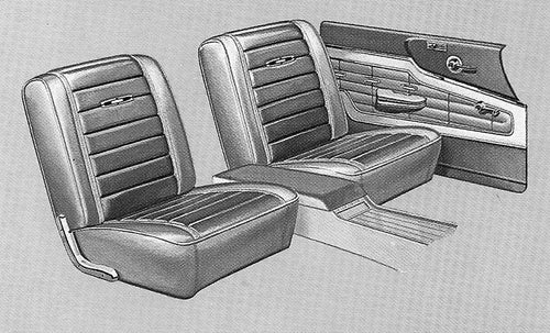 1964 Ford Fairlane 500 Sports Coupe Trim 85 Complete Interior