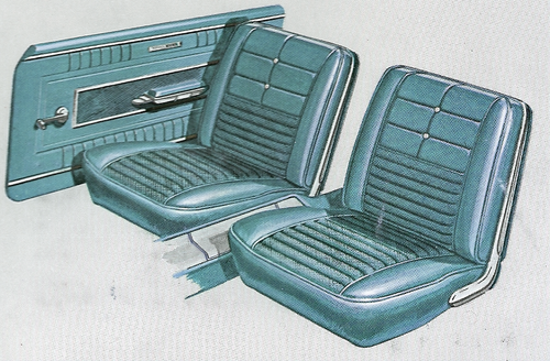 1966 Ford Fairlane 500 XL Convertible Trim 87 Complete Interior