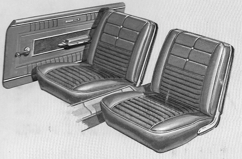 1966 Ford Fairlane 500 XL 2-Door Hardtop Trim B3 Complete Interior