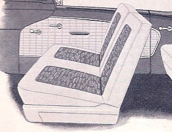 1957 Ford Fairlane Club Victoria Trim 502(J) Complete Interior