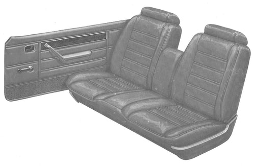 1978 Ford Fairmont 2-Door Sedan Trim KW Complete Interior