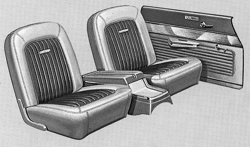 1964 Ford Falcon Futura Sprint 2-Door Hardtop Trim 85 Complete Interior