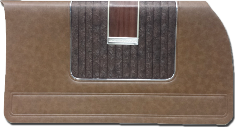 1971 Plymouth Fury Gran Coupe 2-Door Hardtop Brown Paisley Door Panels