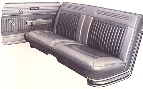 1966 Plymouth Fury III 4-Door Sedan Trim H5T Complete Interior