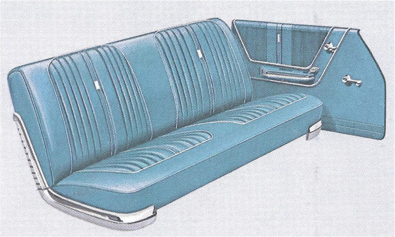 1964 Ford Galaxie 500 4-Door Sedan Trim 12 Complete Interior