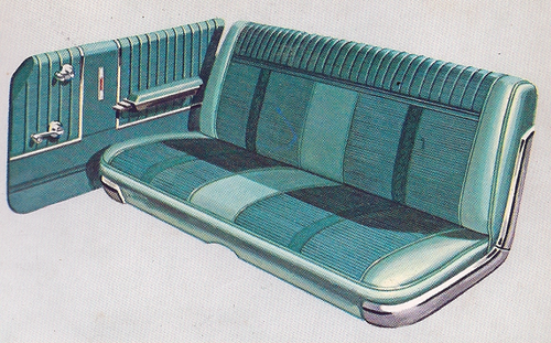 1966 Ford Galaxie 500 4-Door Hardtop Trim 57 Complete Interior