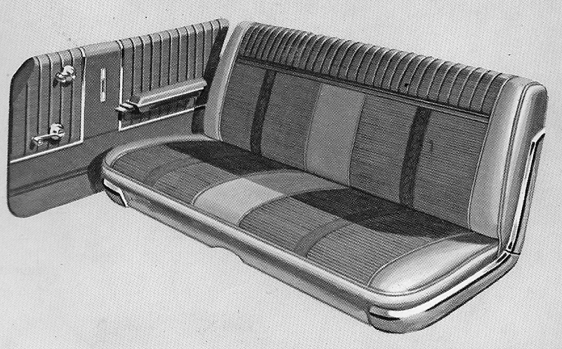1966 Ford Galaxie 500 4-Door Sedan Trim 55 Complete Interior