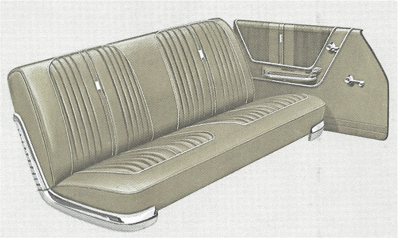 1964 Ford Galaxie 500 4-Door Hardtop Trim 14 Complete Interior