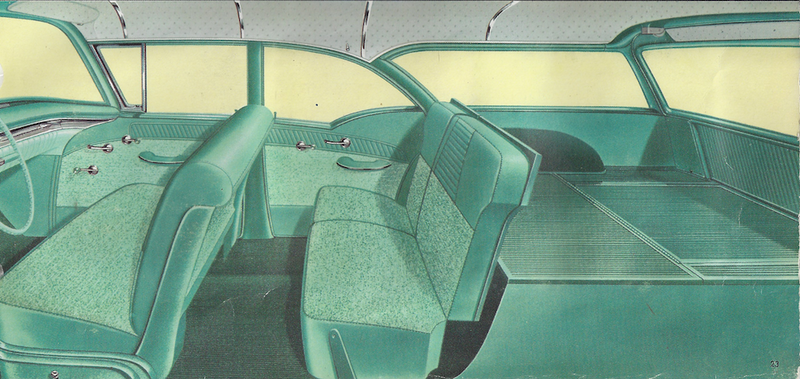 1957 Oldsmobile Golden Rocket 88 Fiesta 4-Door Station Wagon Trim 367 Complete Interior