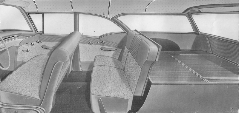 1957 Oldsmobile Golden Rocket 88 Fiesta 4-Door Station Wagon Trim 360 Complete Interior