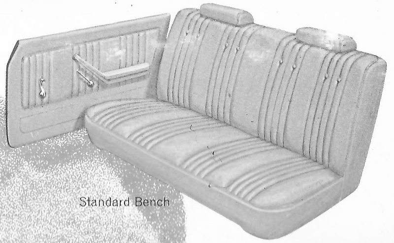 1976 Ford Granada 4-Door Sedan Trim JE Complete Interior