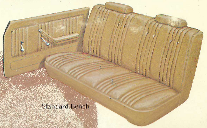 1976 Ford Granada 4-Door Sedan Trim JU Complete Interior