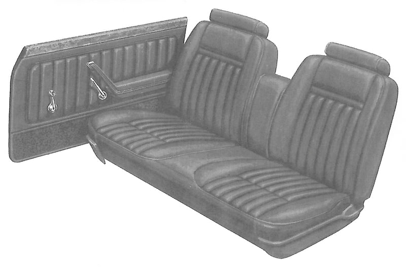 1978 Ford Granada Ghia 4-Door Sedan Trim GF Complete Interior