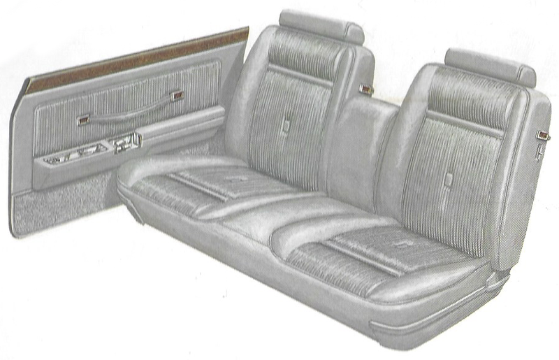 1977 Ford Granada Ghia 4-Door Sedan Trim QS Complete Interior