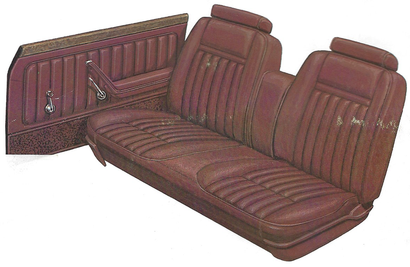 1977 Ford Granada Ghia 4-Door Sedan Trim BD Complete Interior