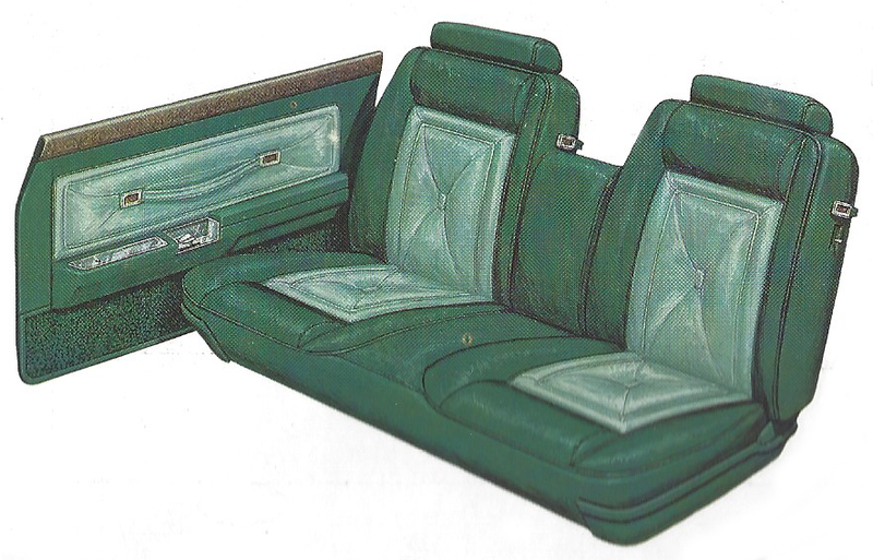 1977 Ford Granada Ghia 4-Door Sedan Trim RM Complete Interior
