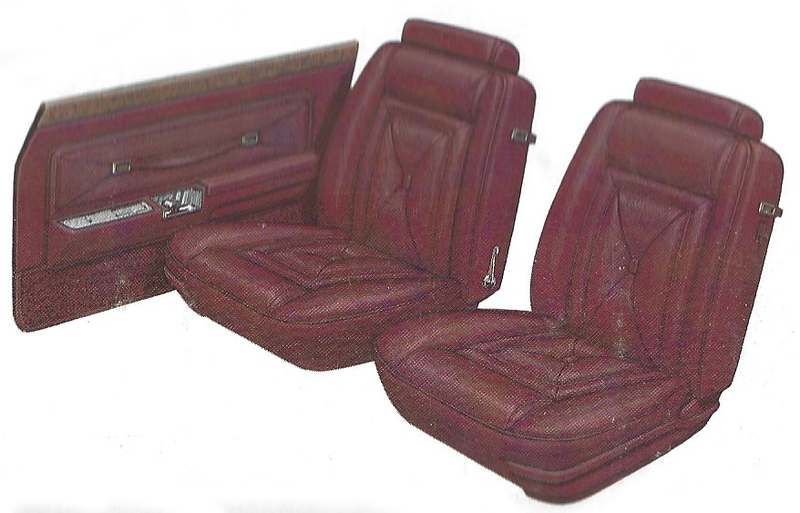 1977 Ford Granada Ghia 4-Door Sedan Trim MD Complete Interior