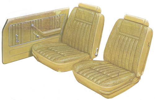 1977 Ford Granada 2-Door Sedan Trim PU Complete Interior