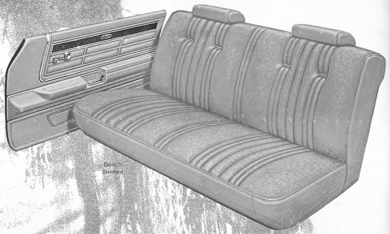 1976 Ford LTD 2-Door Pillared Hardtop Trim DD Complete Interior