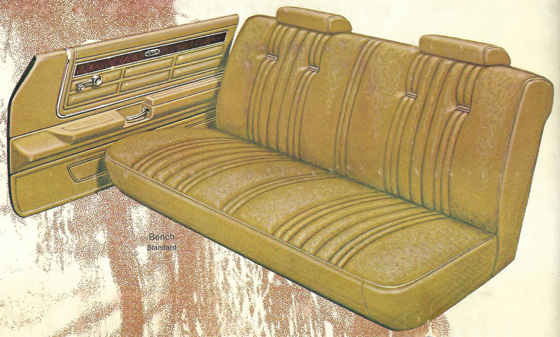 1976 Ford LTD 4-Door Pillared Hardtop Trim DY Complete Interior