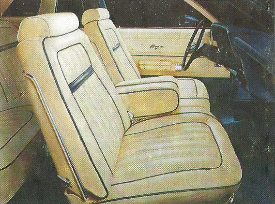 1977 Ford LTD II Brougham 2-Door Pillared Hardtop Trim PV Complete Interior