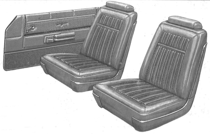 1977 Ford LTD II Brougham 2-Door Hardtop Trim G3 Complete Interior