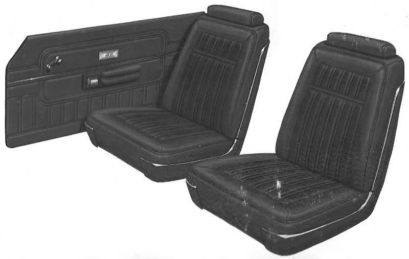 1977 Ford LTD II 2-Door Hardtop Trim HS Complete Interior