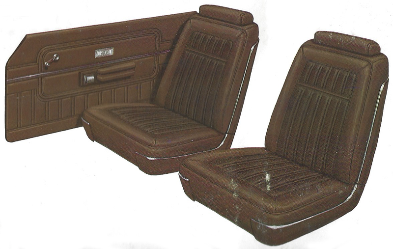 1977 Ford LTD II 2-Door Hardtop Trim HZ Complete Interior