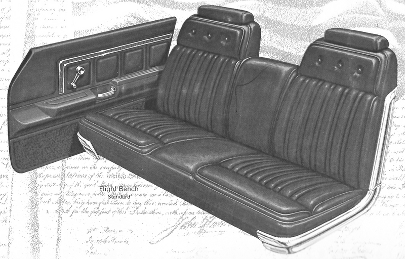 1976 Ford LTD Landau 2-Door Pillared Hardtop Trim J9 Complete Interior
