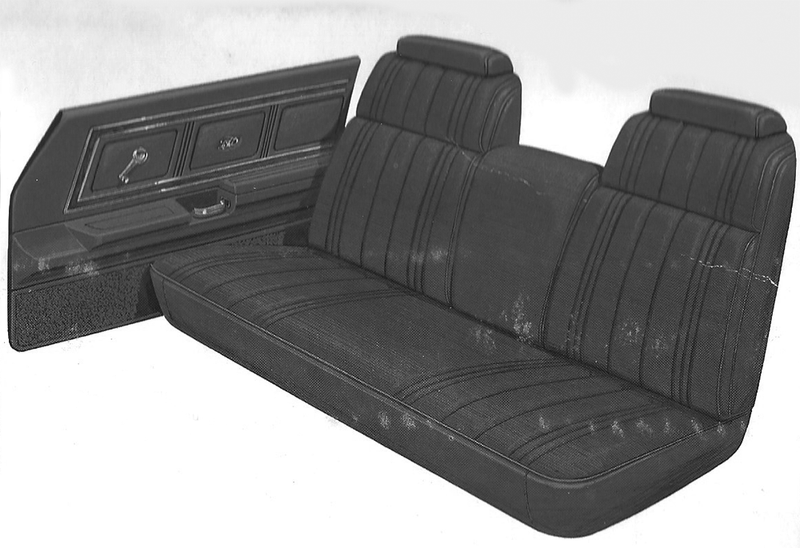 1977 Ford LTD Landau 2-Door Pillared Hardtop Trim HS Complete Interior