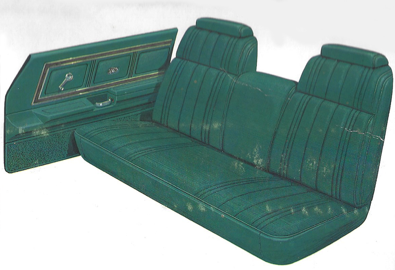 1977 Ford LTD Landau 2-Door Pillared Hardtop Trim HR Complete Interior
