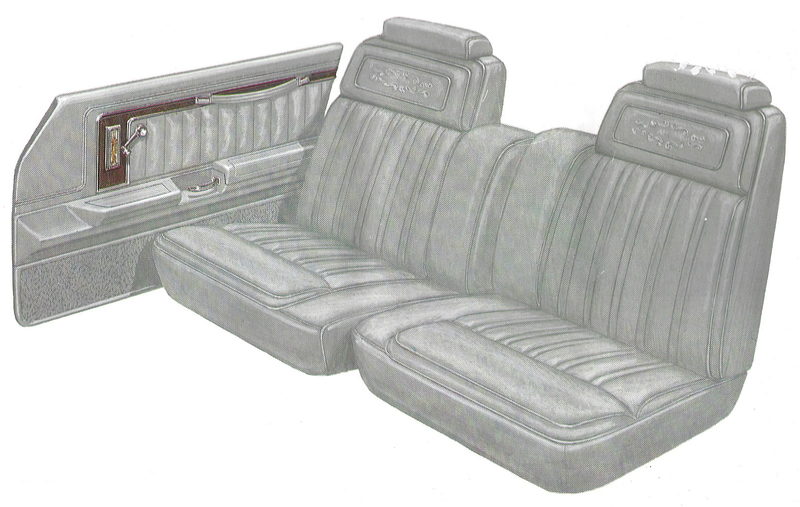 1977 Ford LTD Landau 2-Door Pillared Hardtop Trim PS Complete Interior