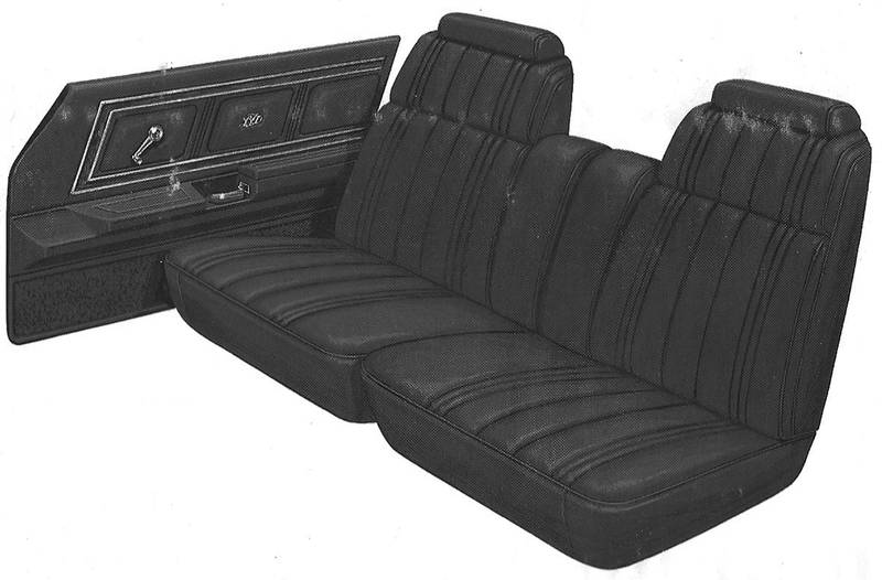 1977 Ford LTD Landau 2-Door Pillared Hardtop Trim KZ Complete Interior