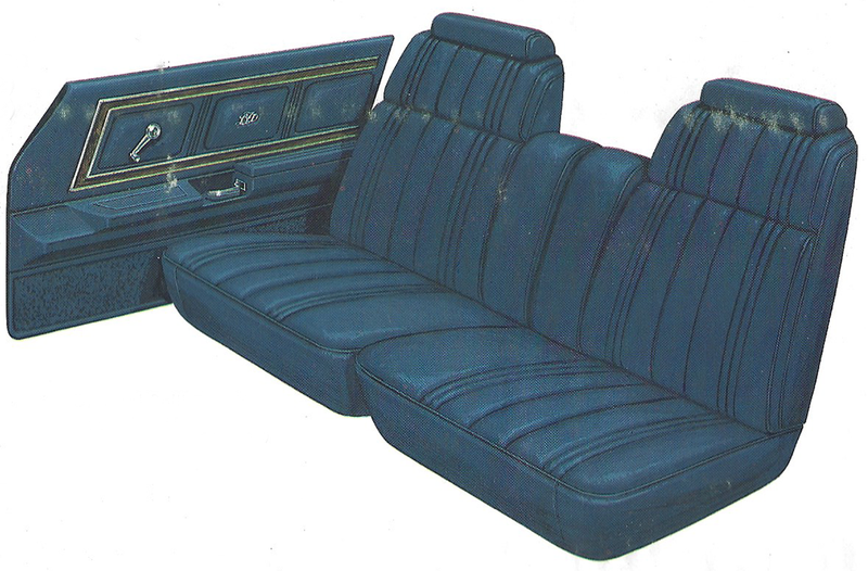 1977 Ford LTD Landau 4-Door Pillared Hardtop Trim JB Complete Interior