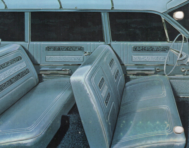 1963 Buick LeSabre Wagon 2 Seat Trim 415 Complete Interior