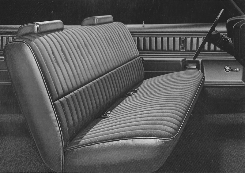 1973 Buick Le Sabre Custom 4-Door Sedan Trim 121 Complete Interior