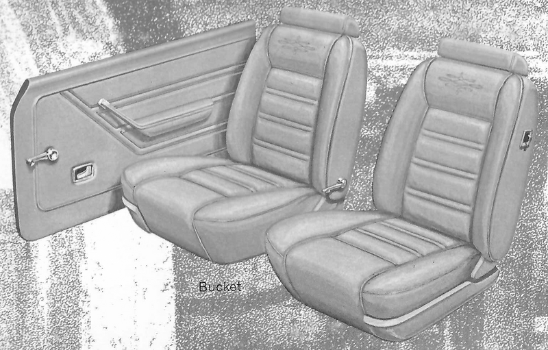 1976 Ford Maverick 2-Door Sedan Trim QG Complete Interior