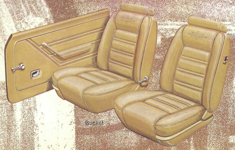 1976 Ford Maverick 4-Door Sedan Trim PU Complete Interior