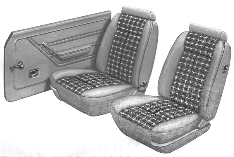 1977 Ford Maverick 2-Door Sedan Trim QB Complete Interior