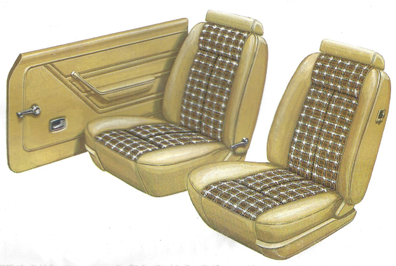 1977 Ford Maverick 2-Door Sedan Trim QU Complete Interior