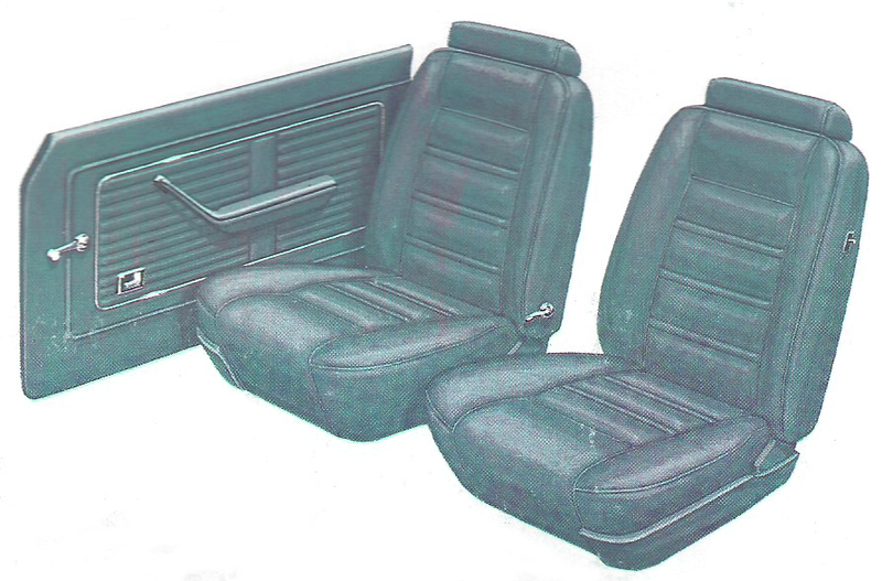 1977 Ford Maverick 4-Door Sedan Trim SB Complete Interior