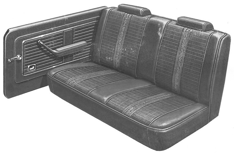 1977 Ford Maverick 2-Door Sedan Trim HU Complete Interior