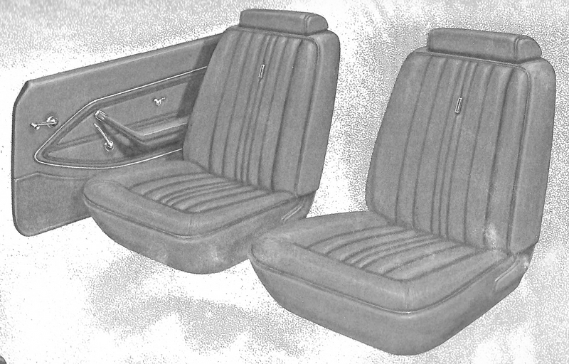 1976 Ford Mustang II 2-Door Hardtop Trim AU Complete Interior