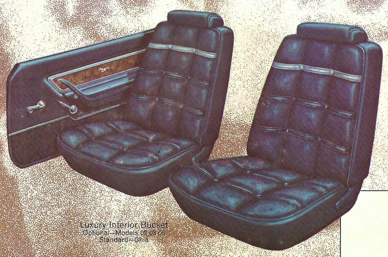 1976 Ford Mustang II 2-Door Hardtop Trim BB Complete Interior